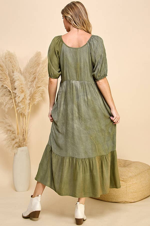 Midi Dress with Pockets