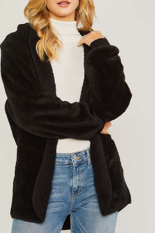 Hoodie Sherpa Jacket