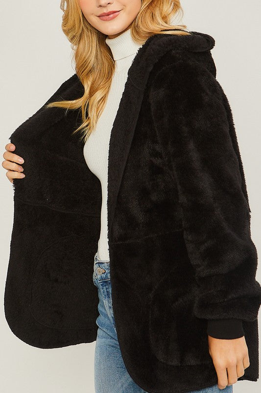 Hoodie Sherpa Jacket