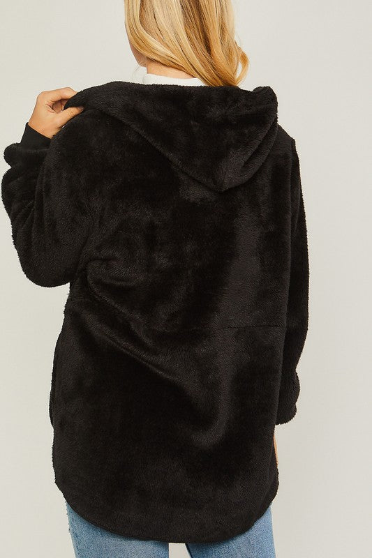 Hoodie Sherpa Jacket