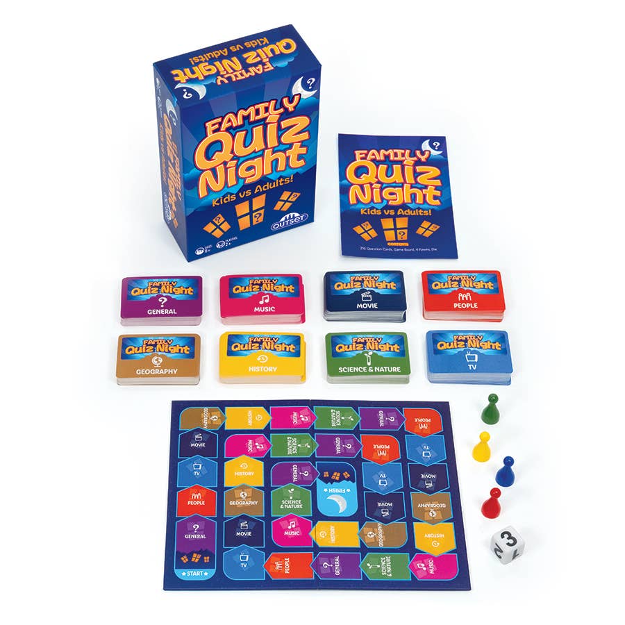 Family Quiz Night: Trivia Board Game