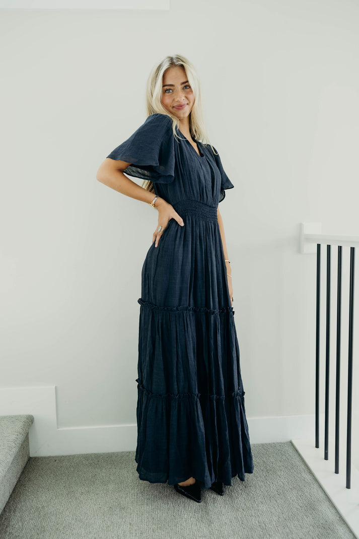 The Taylor Dress in Vintage Blue