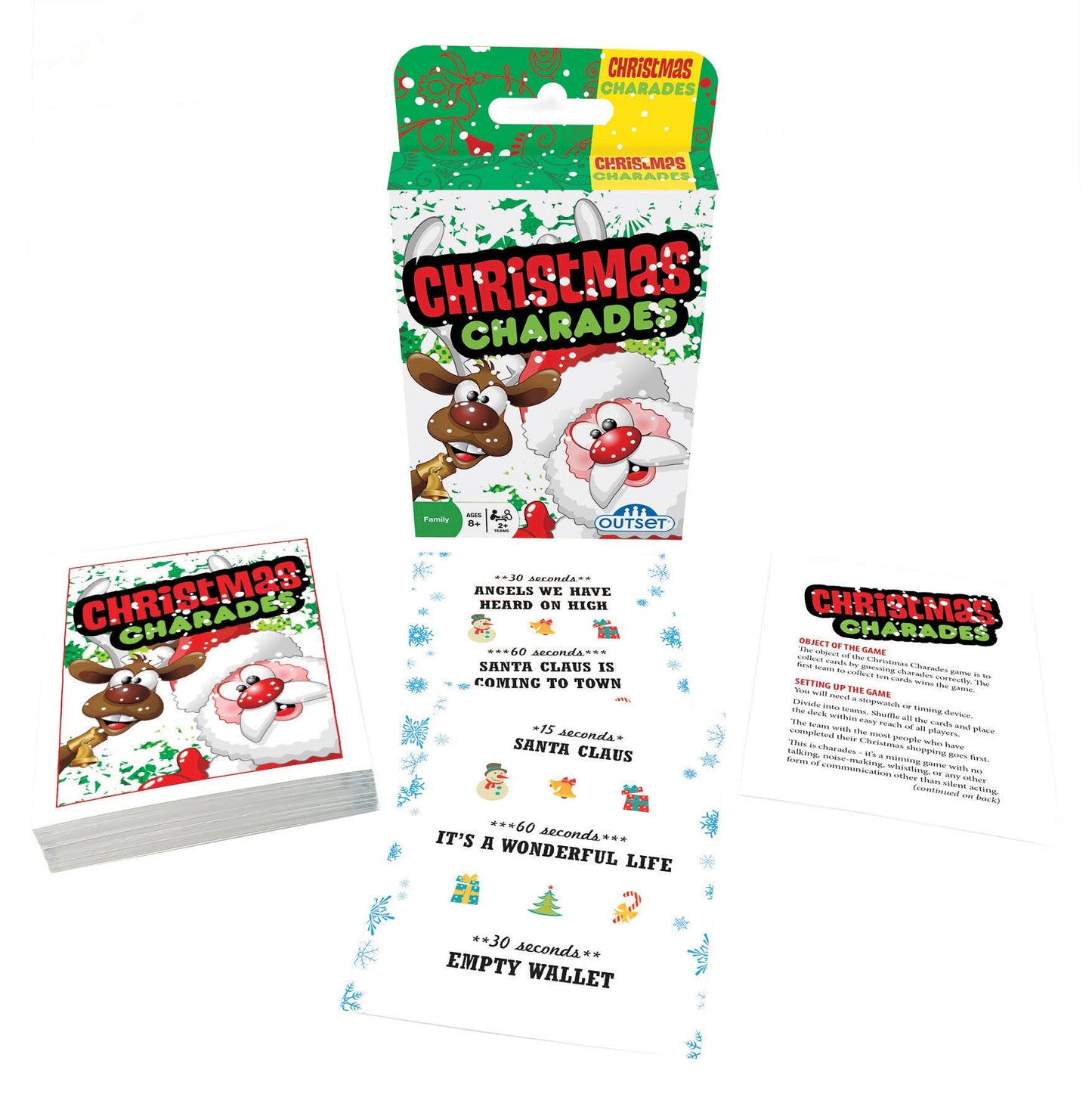 Christmas Charades Card Game 🎅🎄