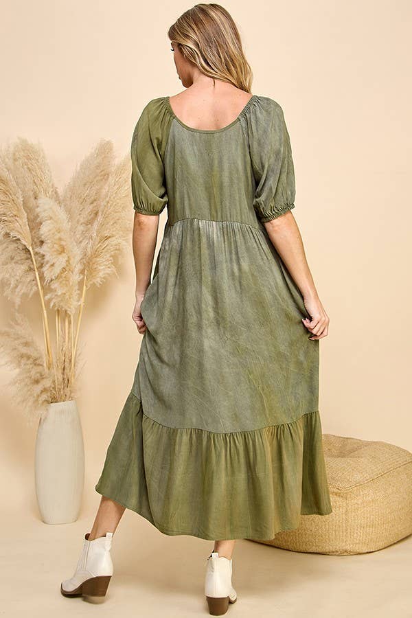 Midi Dress with Pockets