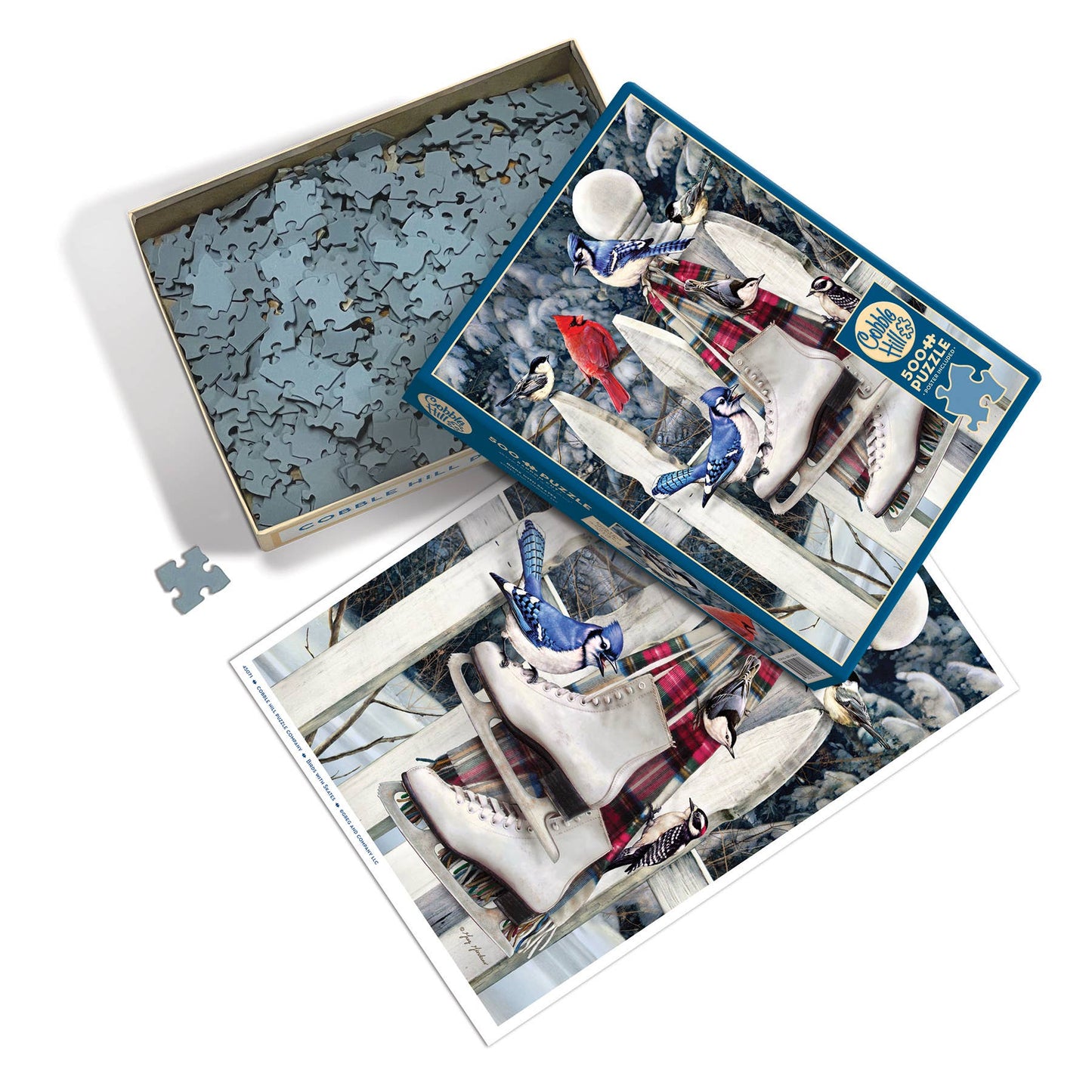 Birds with Skates 500pc puzzle