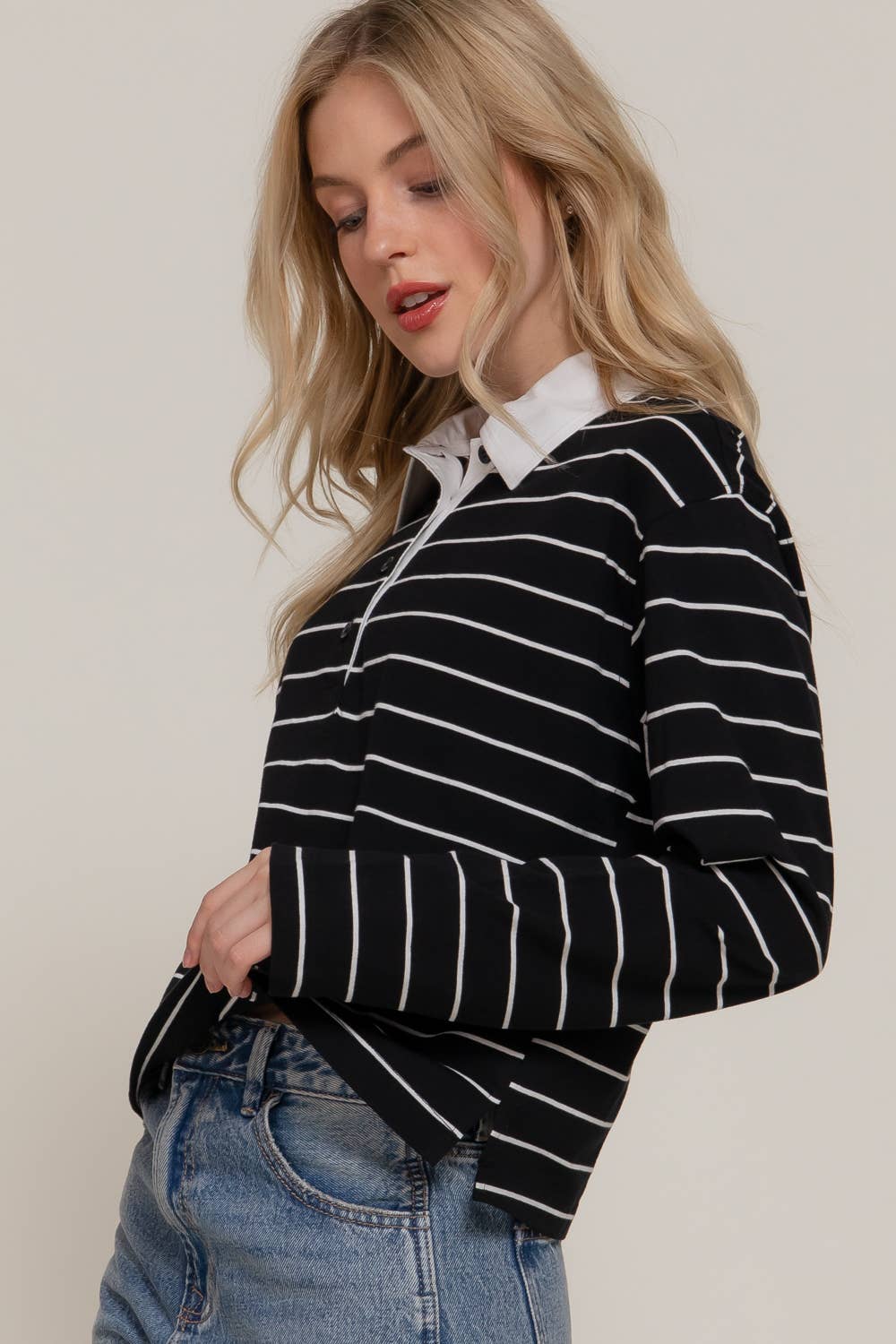 Long Sleeve Polo Shirt