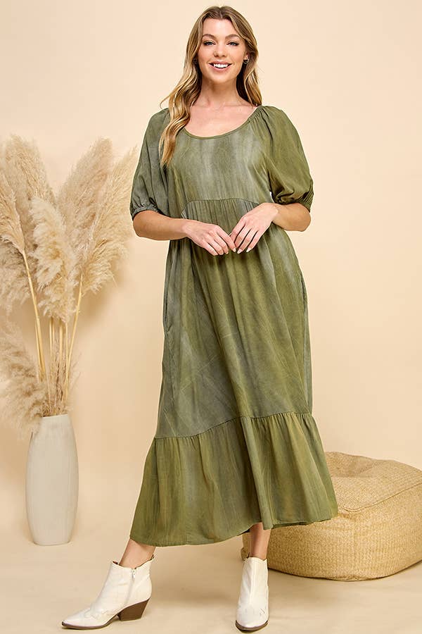 Midi Dress with Pockets