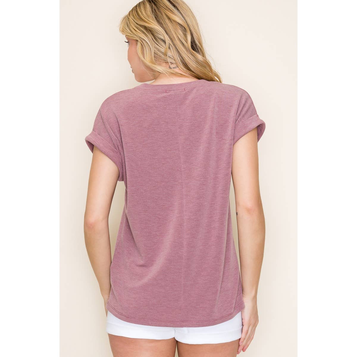 French Terry Solid Color Top