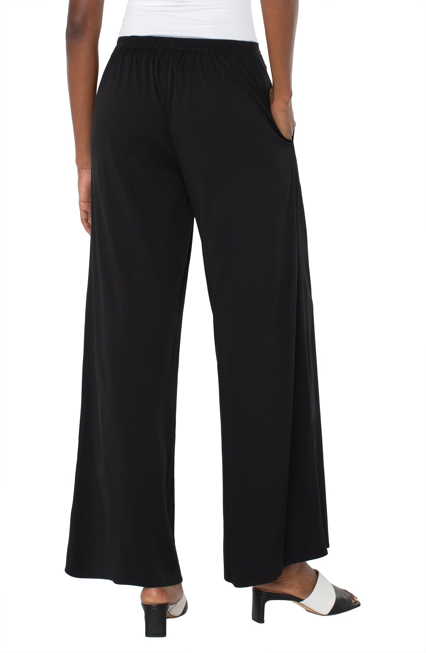 Liverpool Pull-on Palazzo Pants Back