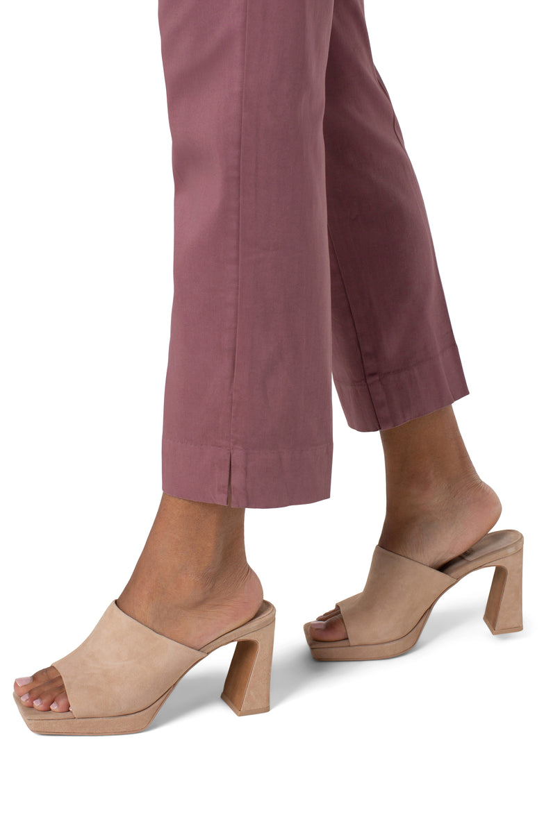 Liverpool Kelsey Trouser w Slit (victorian mauve)