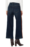 Liverpool Stride Wide Leg with Velvet Trim (28" inseam) (Eastmoor)