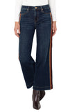 Liverpool Stride Wide Leg with Velvet Trim (28" inseam) (Eastmoor)