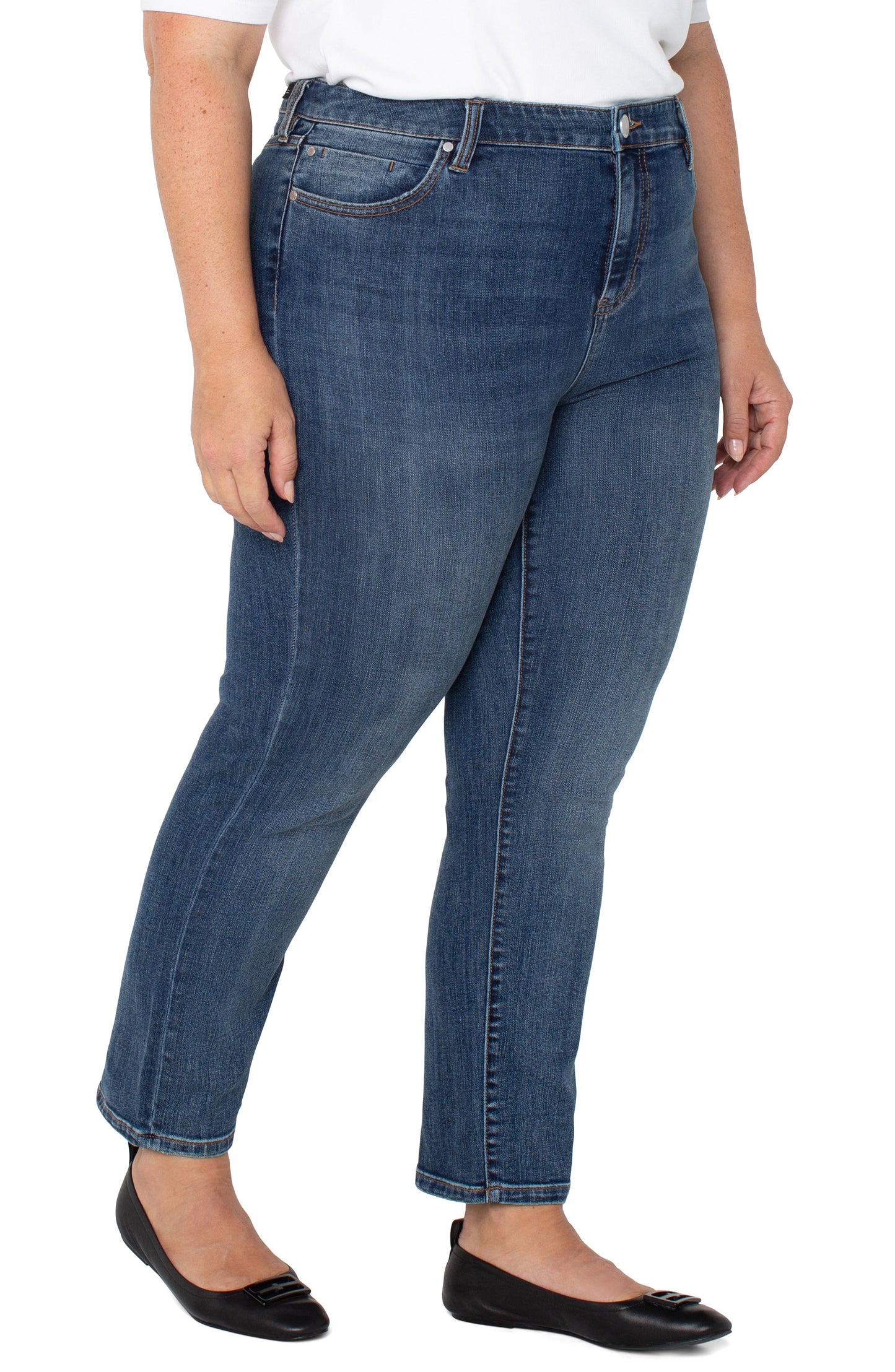 Liverpool Liv Hi-rise Non-skinny Skinny Plus Size (28" inseam) (Allentree)