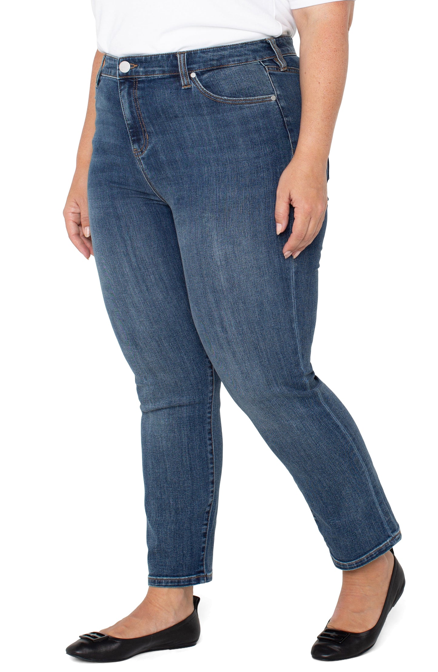 Liverpool Liv Hi-rise Non-skinny Skinny Plus Size (28" inseam) (Allentree)