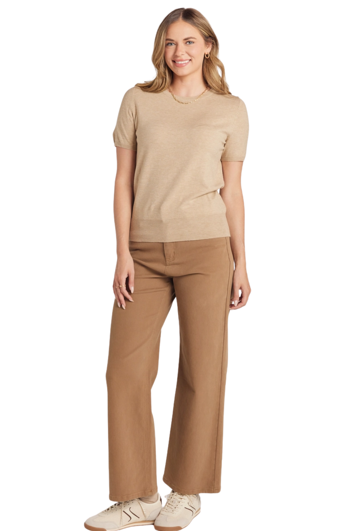 Soft Touch Short Sleeve Sweater