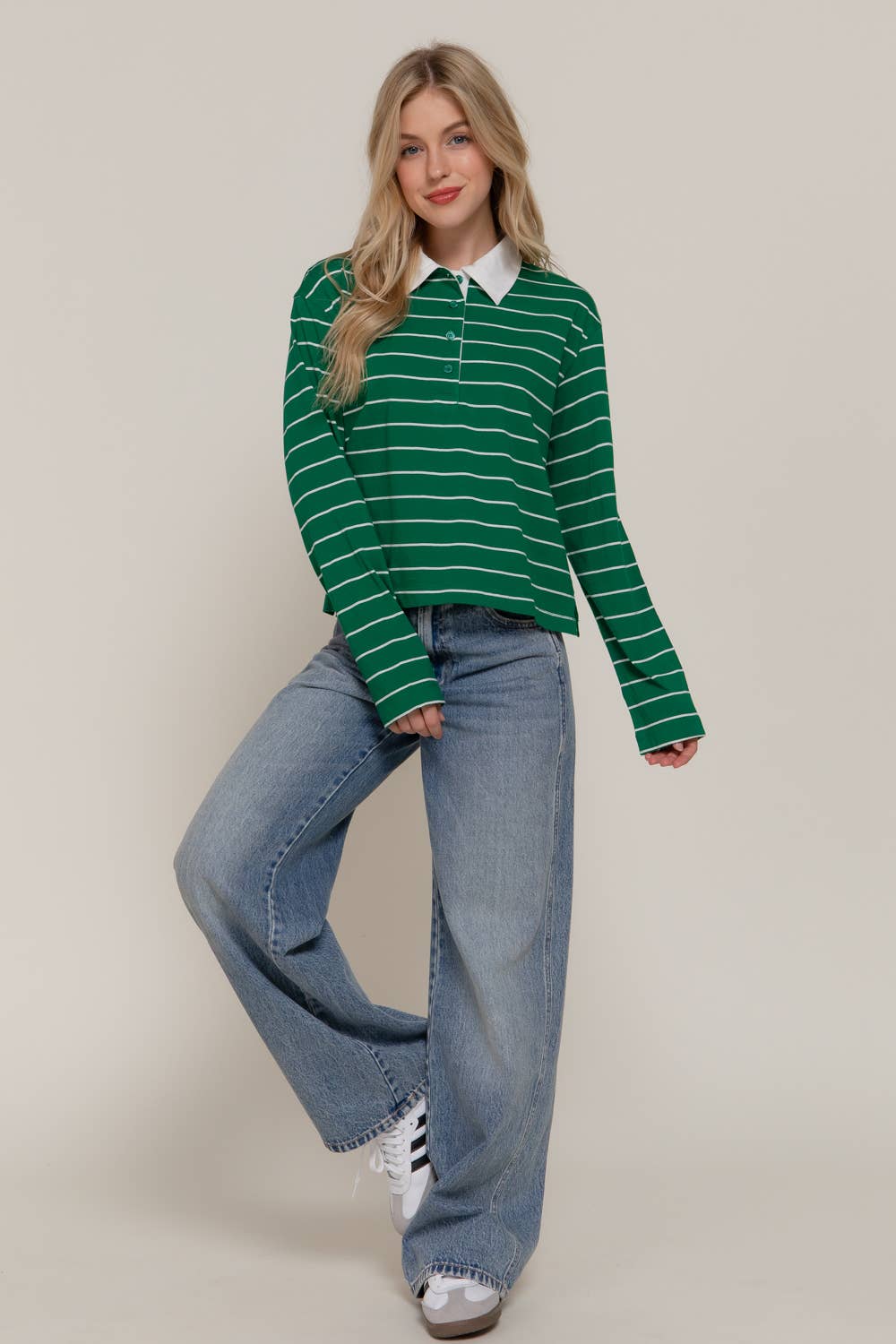 Long Sleeve Polo Shirt