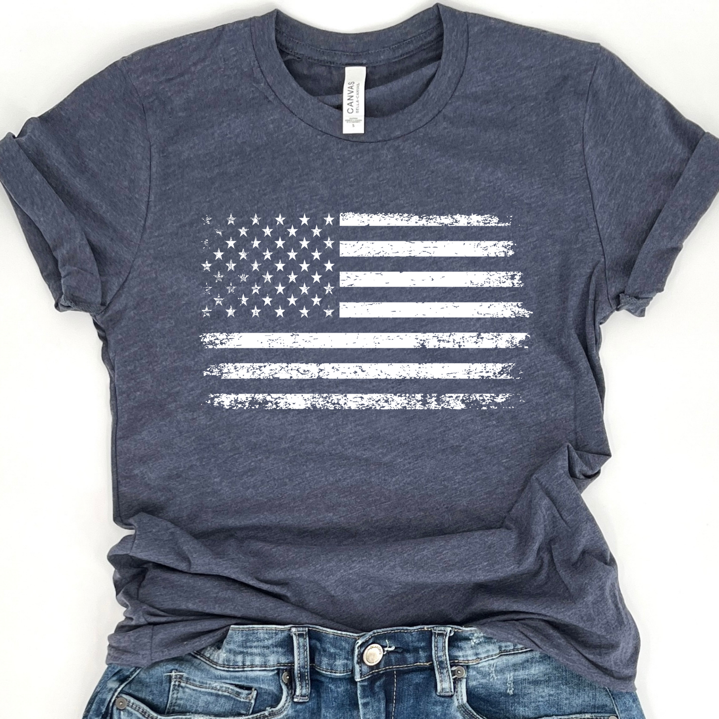 Distressed American Flag T-Shirt