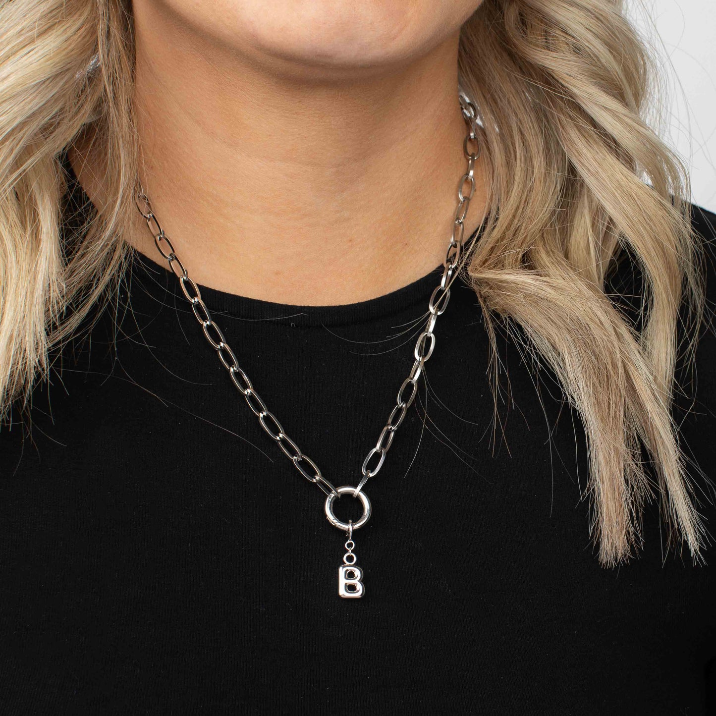 jBloom Puff Letter Charm