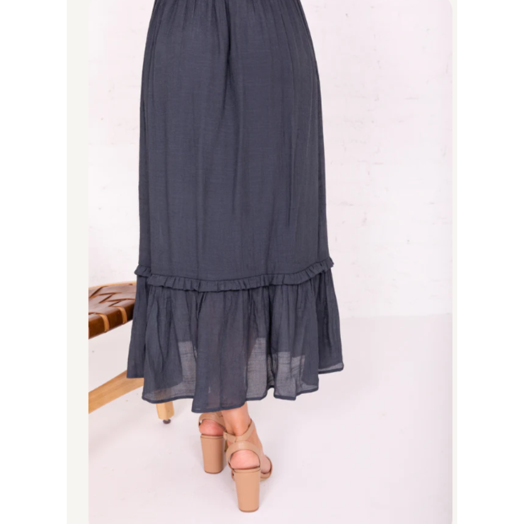 The Tess Dress in Vintage Blue