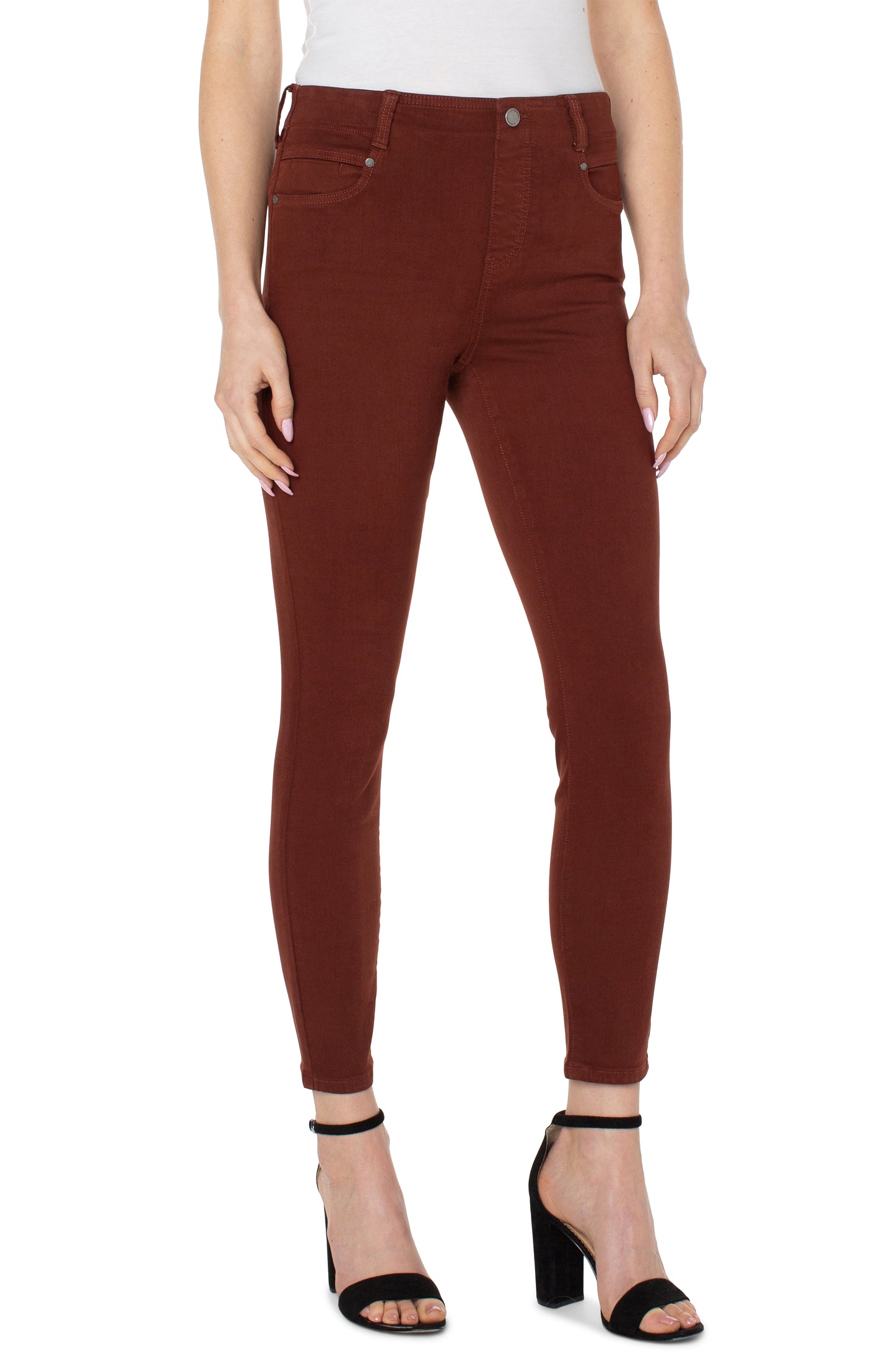 Liverpool Gia Glider Ankle Skinny (Brunette)