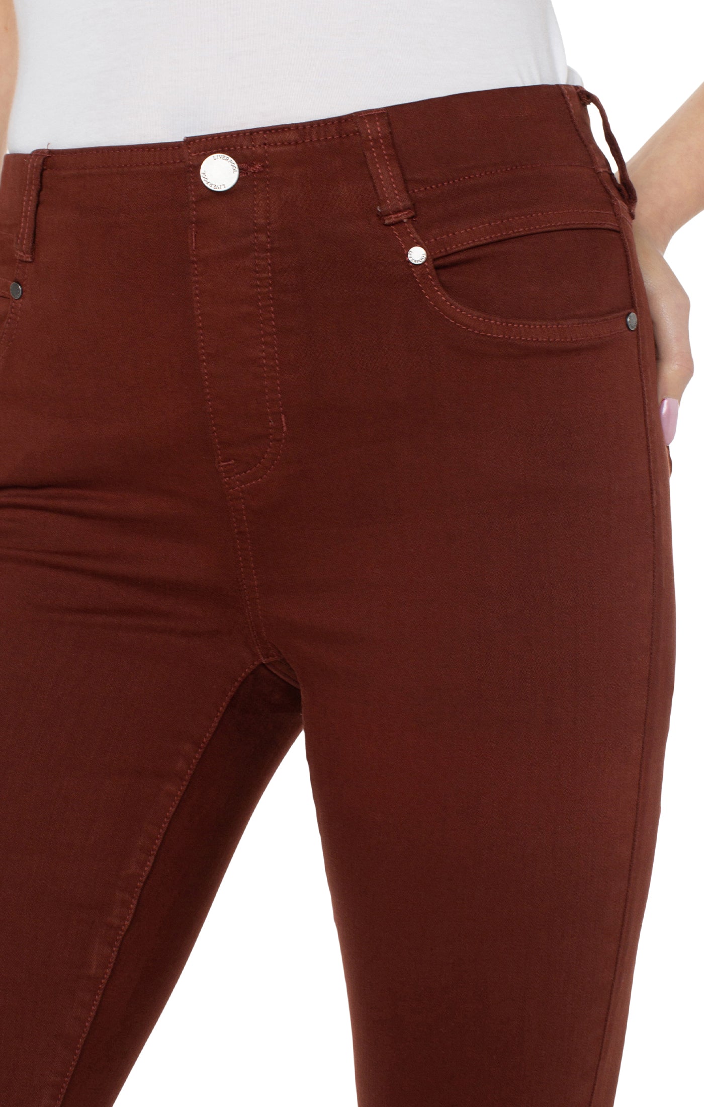 Liverpool Gia Glider Ankle Skinny (Brunette)