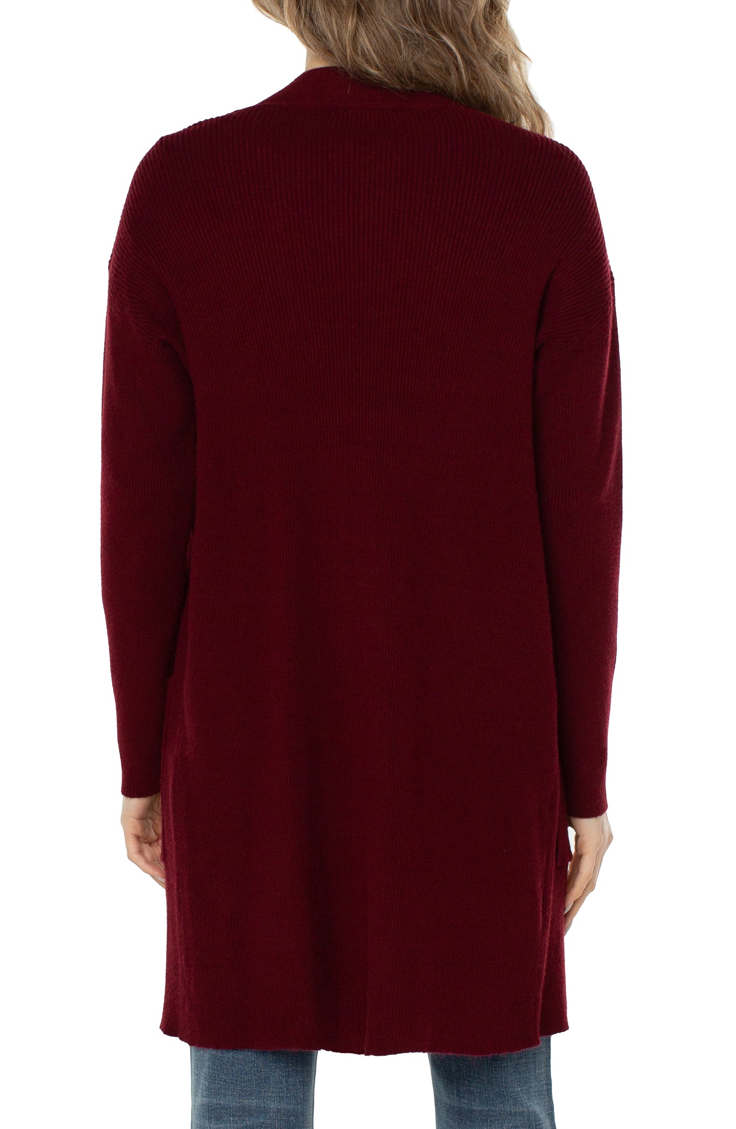 Liverpool Open Front Cardigan Sweater (Solid Colors)