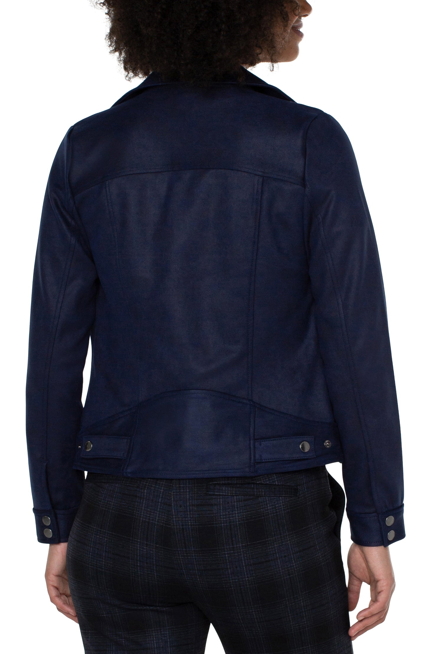 Liverpool Moto Jacket (mystic navy, white frost and coral haze)