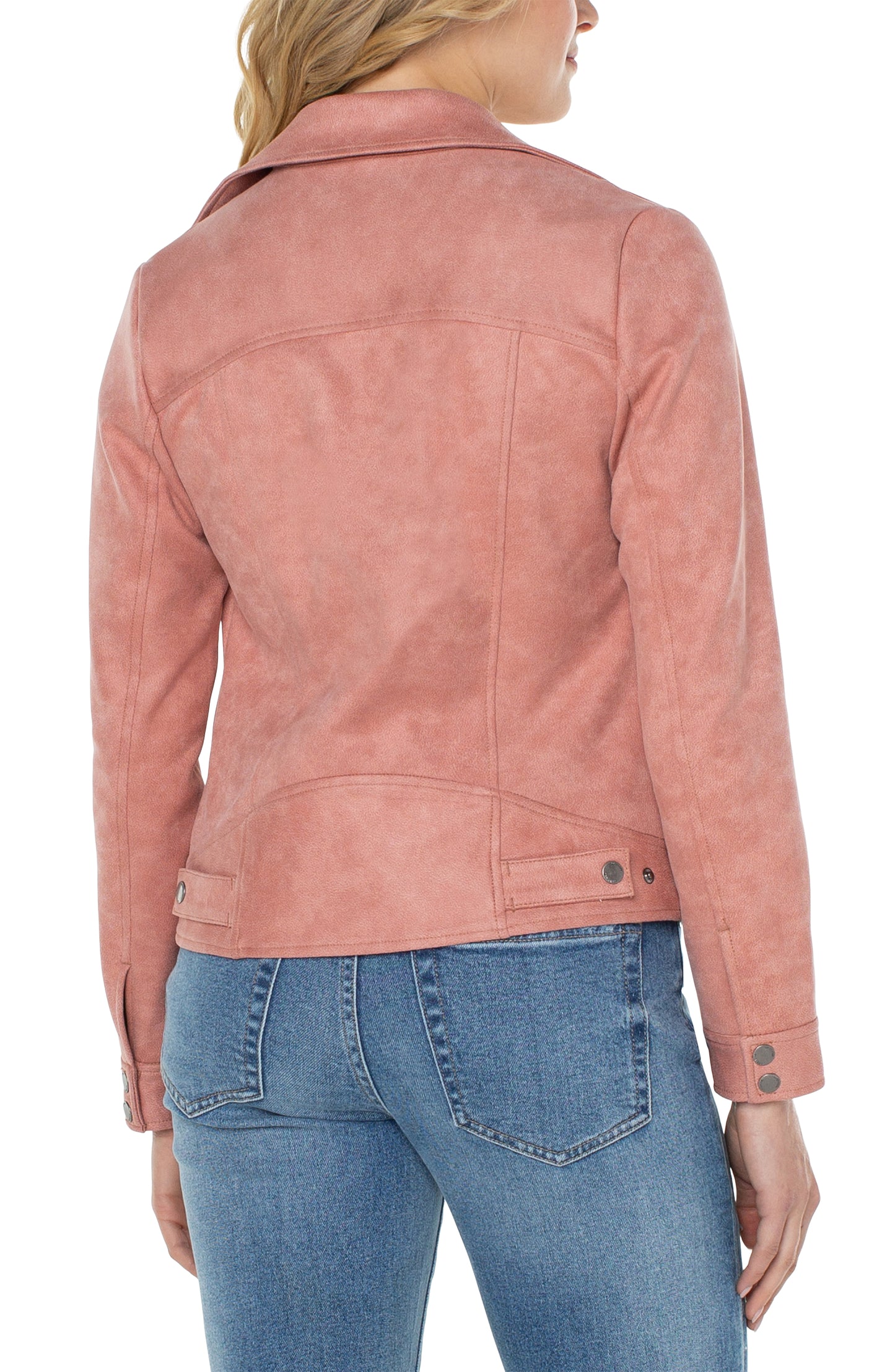 Liverpool Moto Jacket (mystic navy, white frost and coral haze)