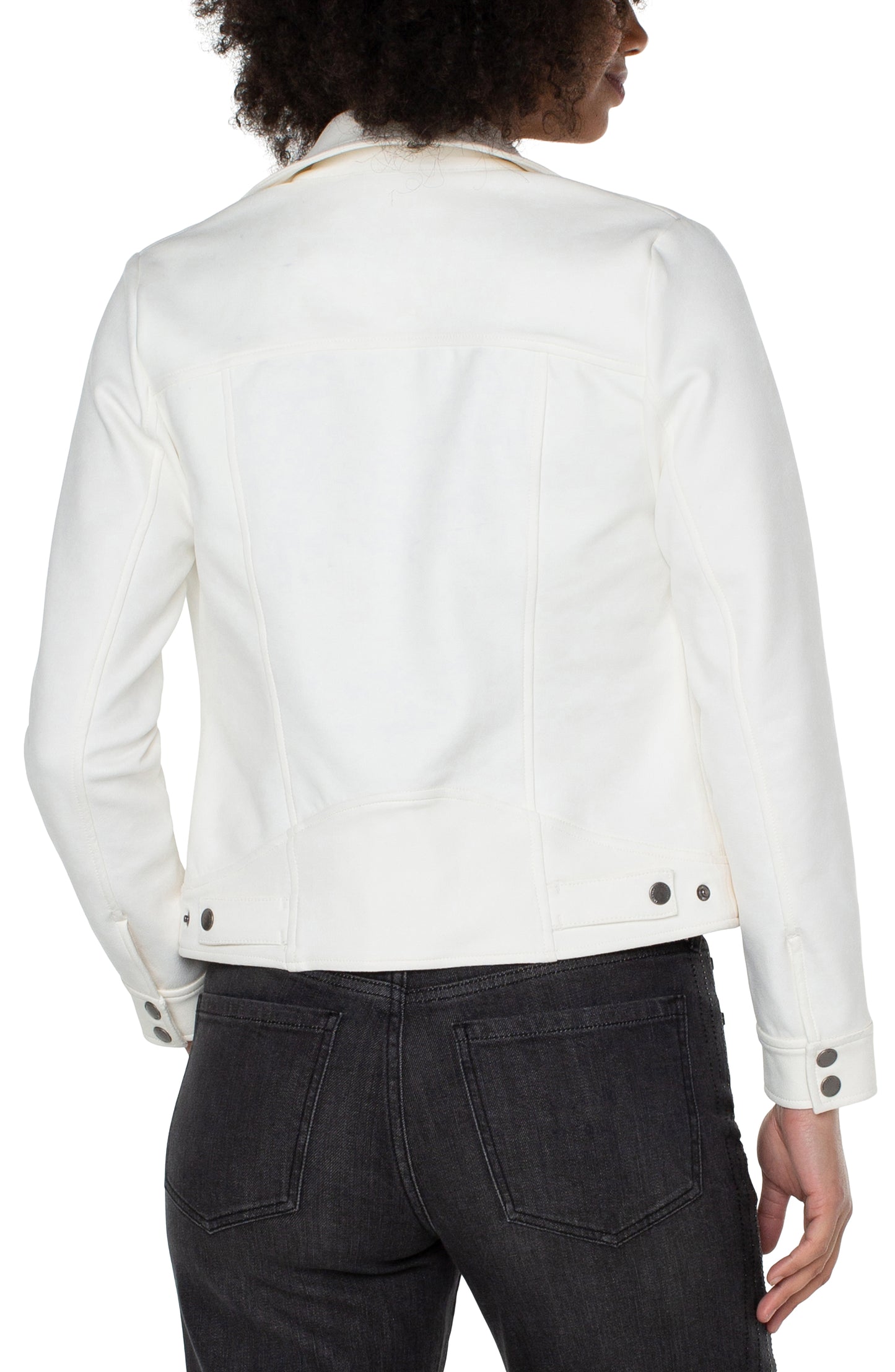 Liverpool Moto Jacket (mystic navy, white frost and coral haze)
