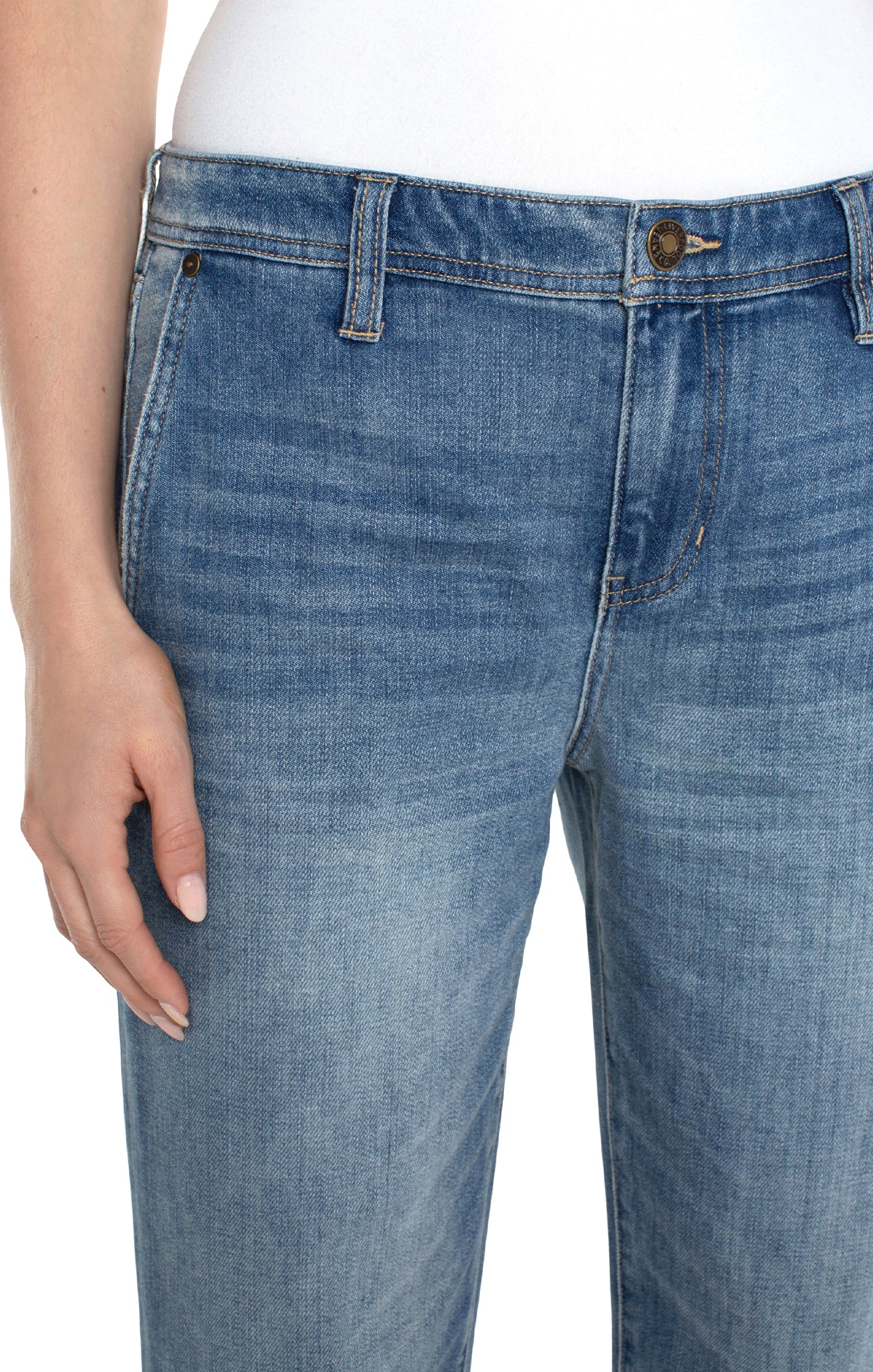 Liverpool Norma Jean Relaxed Roller (24-1/2" / 27-1/2" inseam) (Isla Vista)