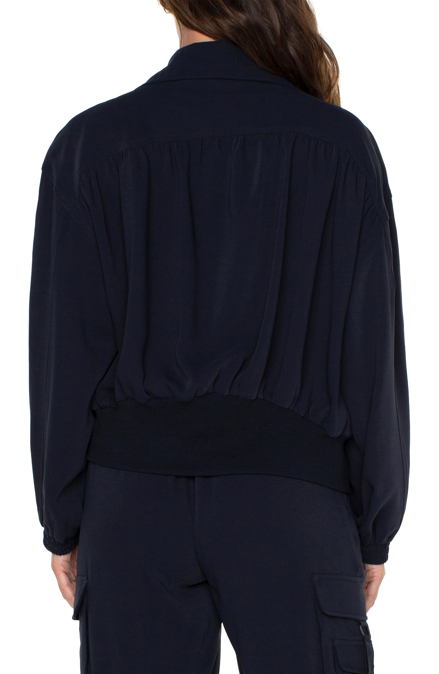 Liverpool Zip Up Dolman Jacket (Lunar Blue)