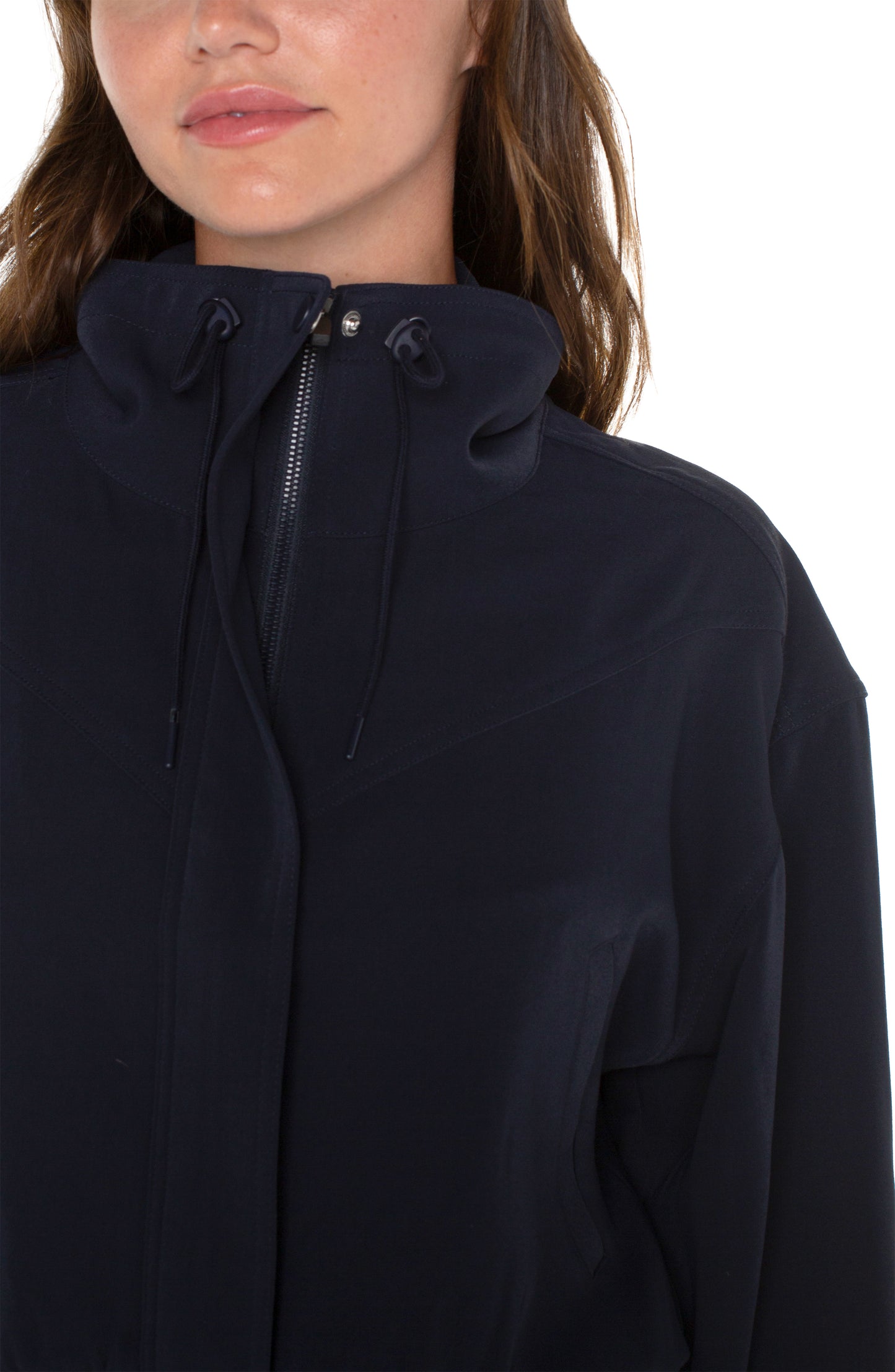 Liverpool Zip Up Dolman Jacket (Lunar Blue)