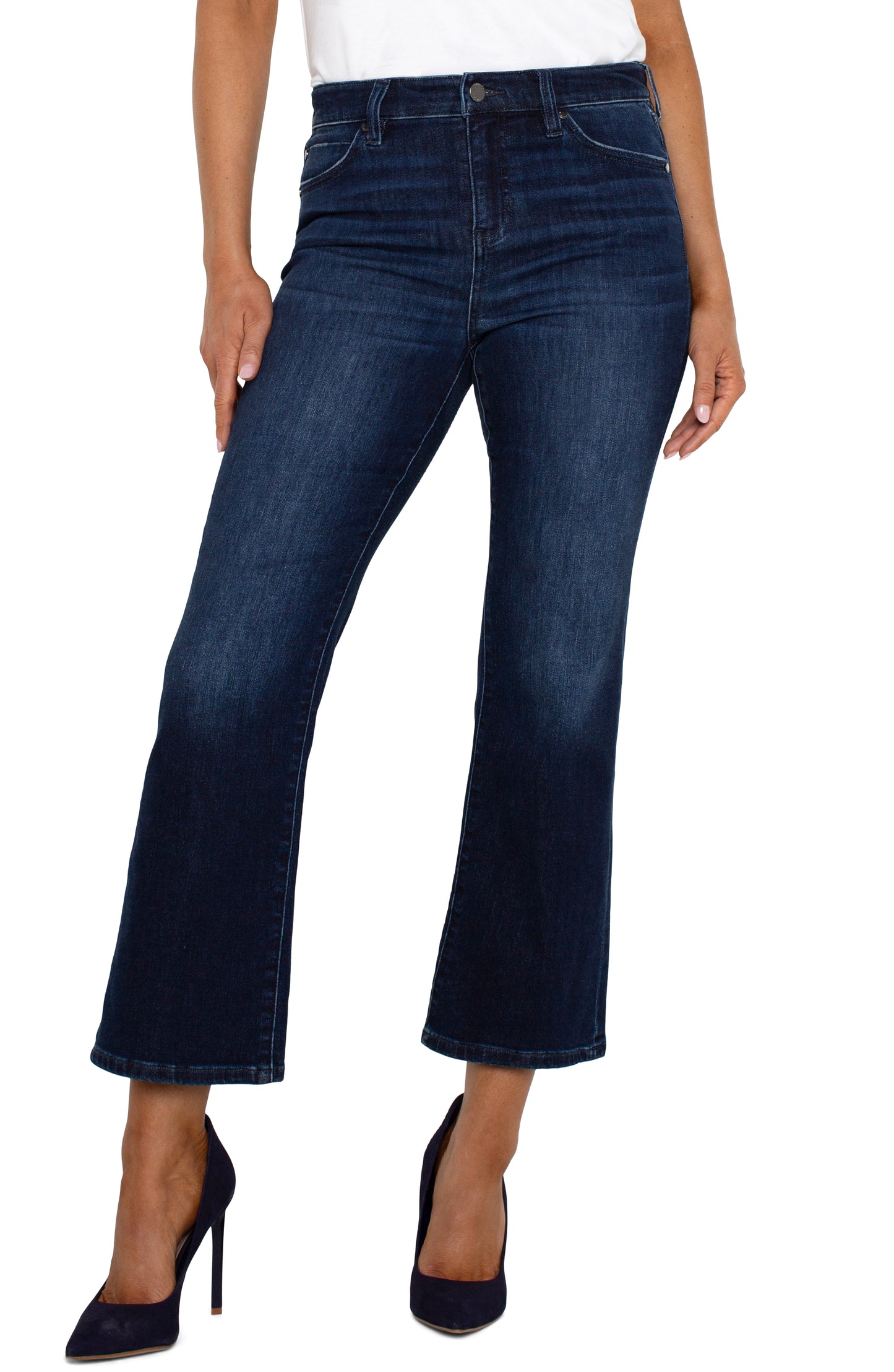 Liverpool Hannah Cropped Flare 27" inseam (Upland)