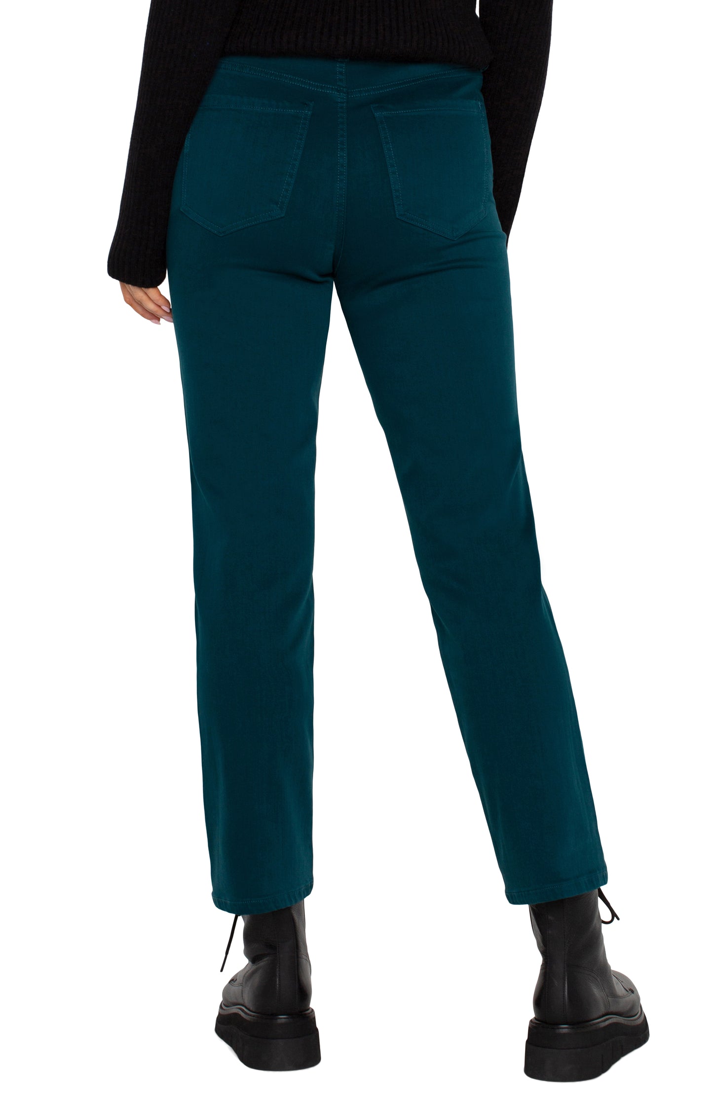 Liverpool Liv High Rise Non-Skinny Skinny (28" inseam) (Dark Forest)