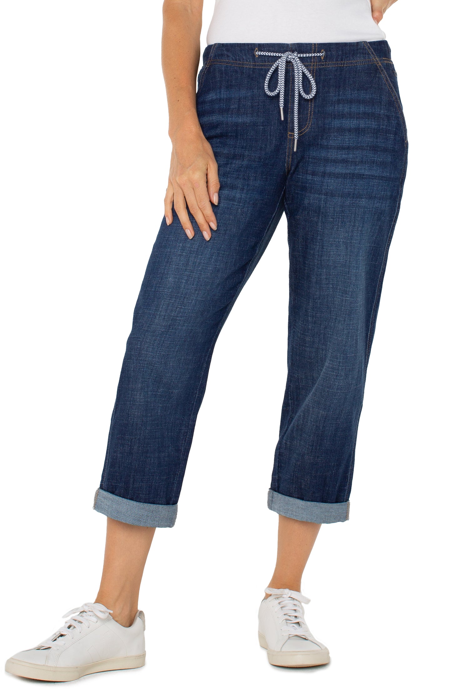 Liverpool The Rascal with Back Pocket Flaps (24"/27" inseam) (San Gabriel)