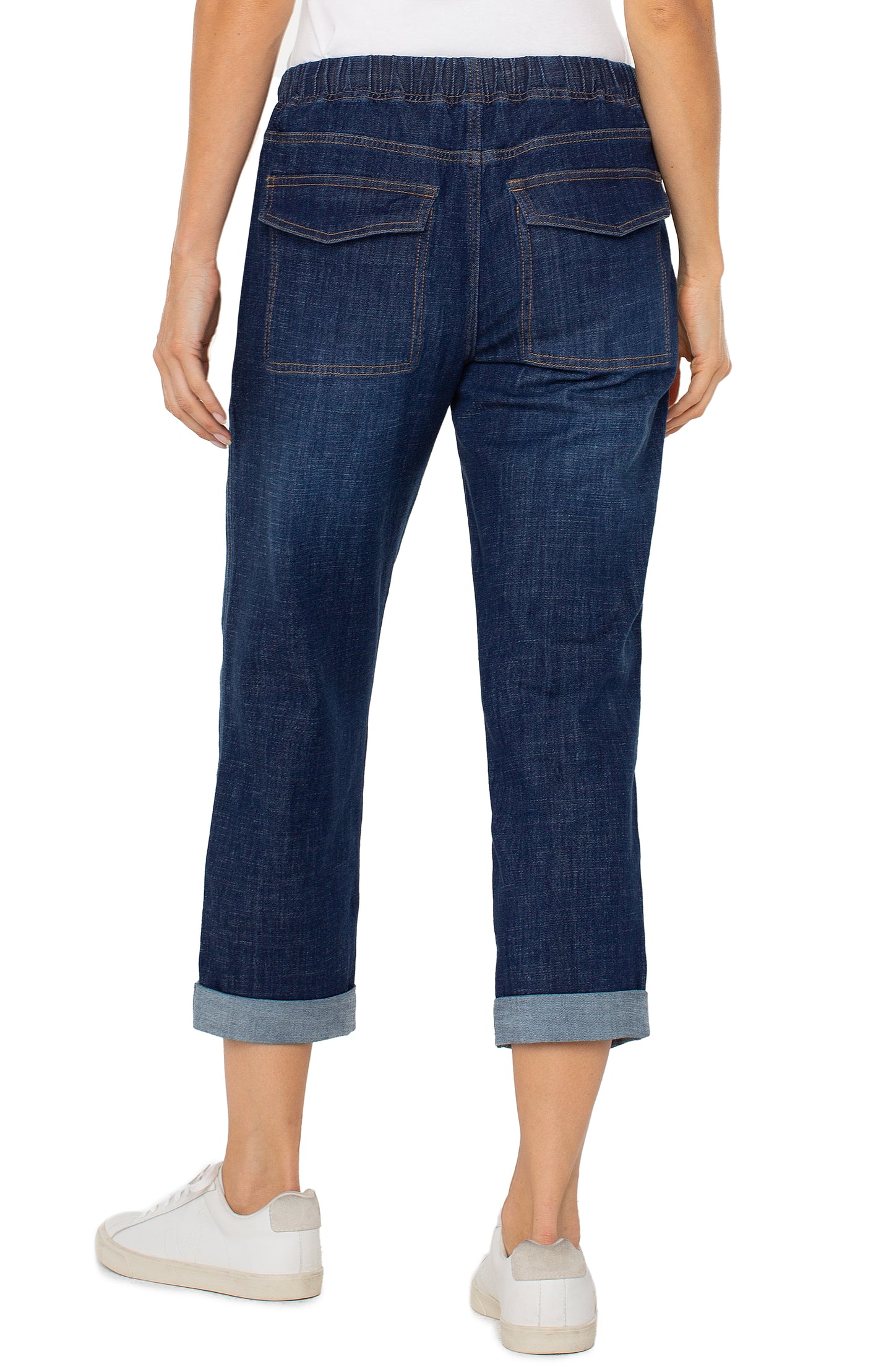 Liverpool The Rascal with Back Pocket Flaps (24"/27" inseam) (San Gabriel)
