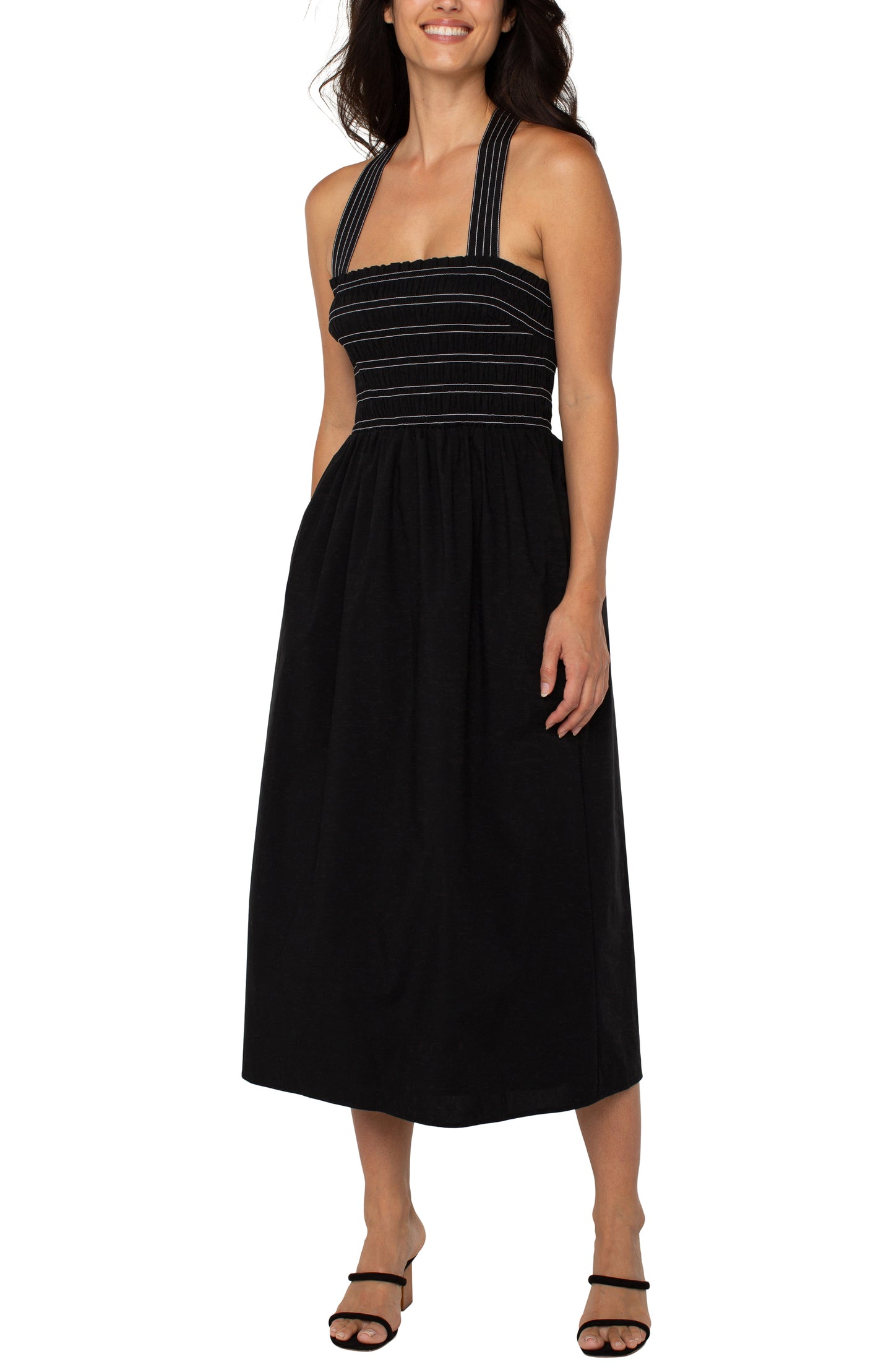 Liverpool Sleeveless Midi Dress Left Hand Forward