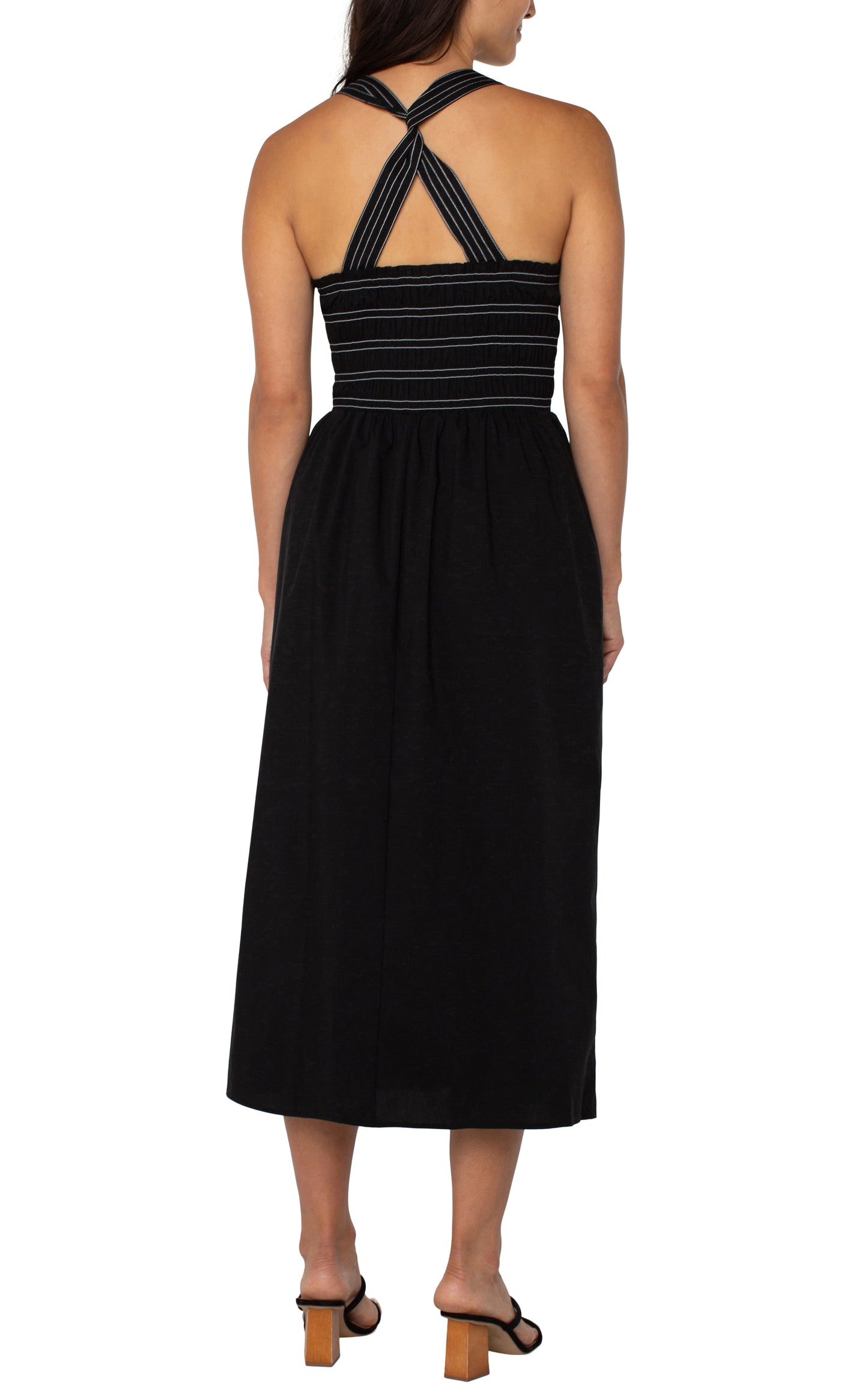 Liverpool Sleeveless Midi Dress Back