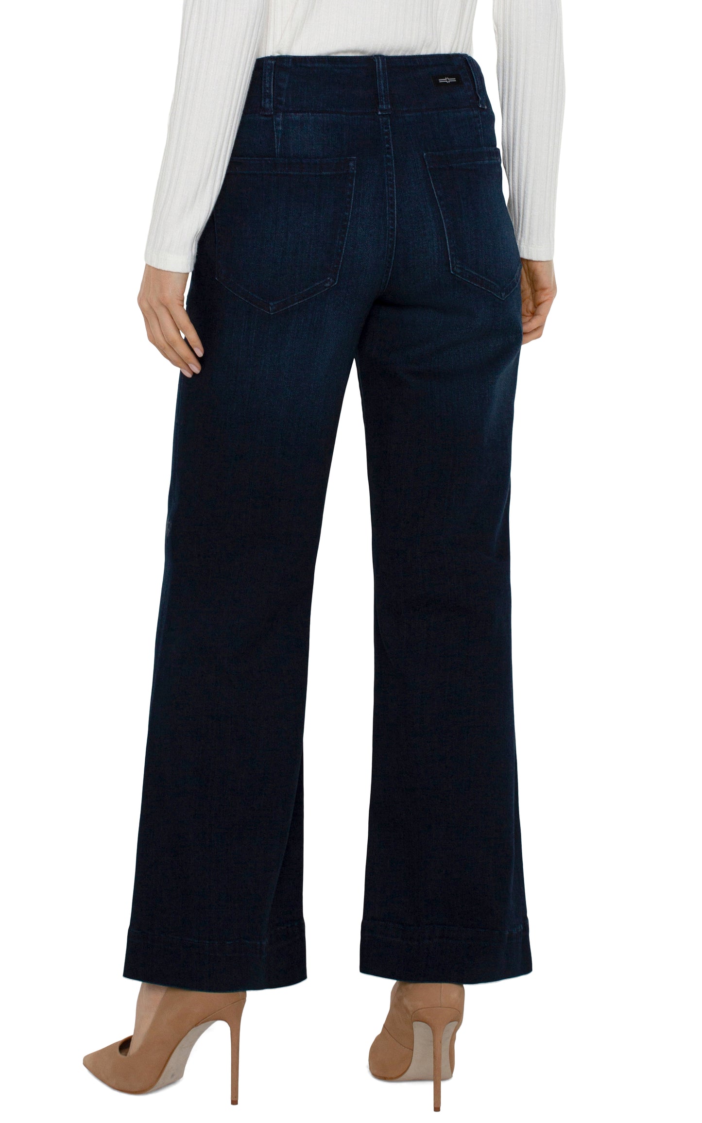 Liverpool Patch Pocket Wide Leg (31" inseam) (Summit Lake)