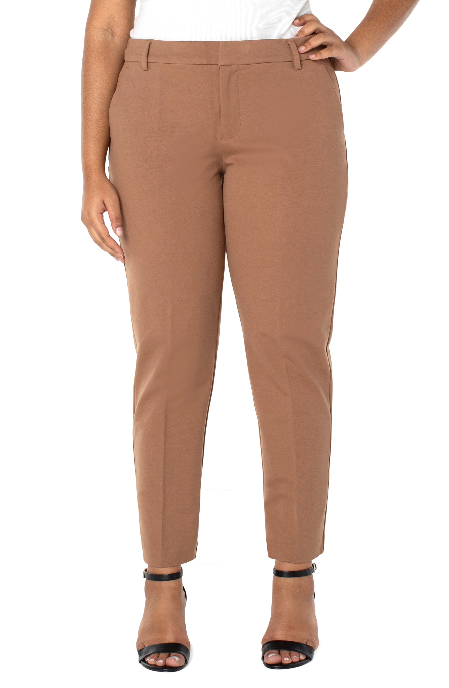 Liverpool Kelsey Trouser Plus Size 29" inseam (Maple)