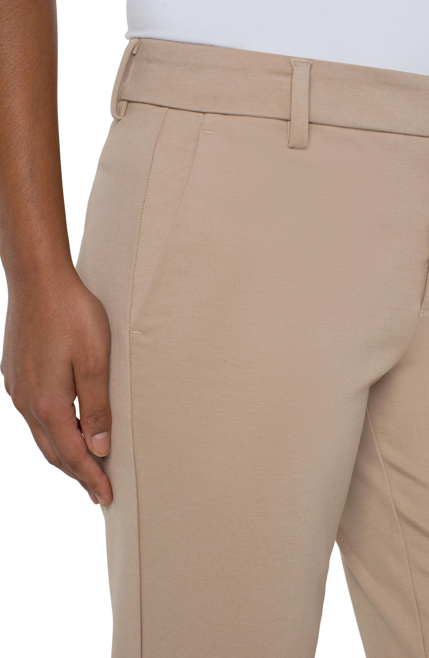 Liverpool Kelsey Trouser 29" inseam (Biscuit Tan)