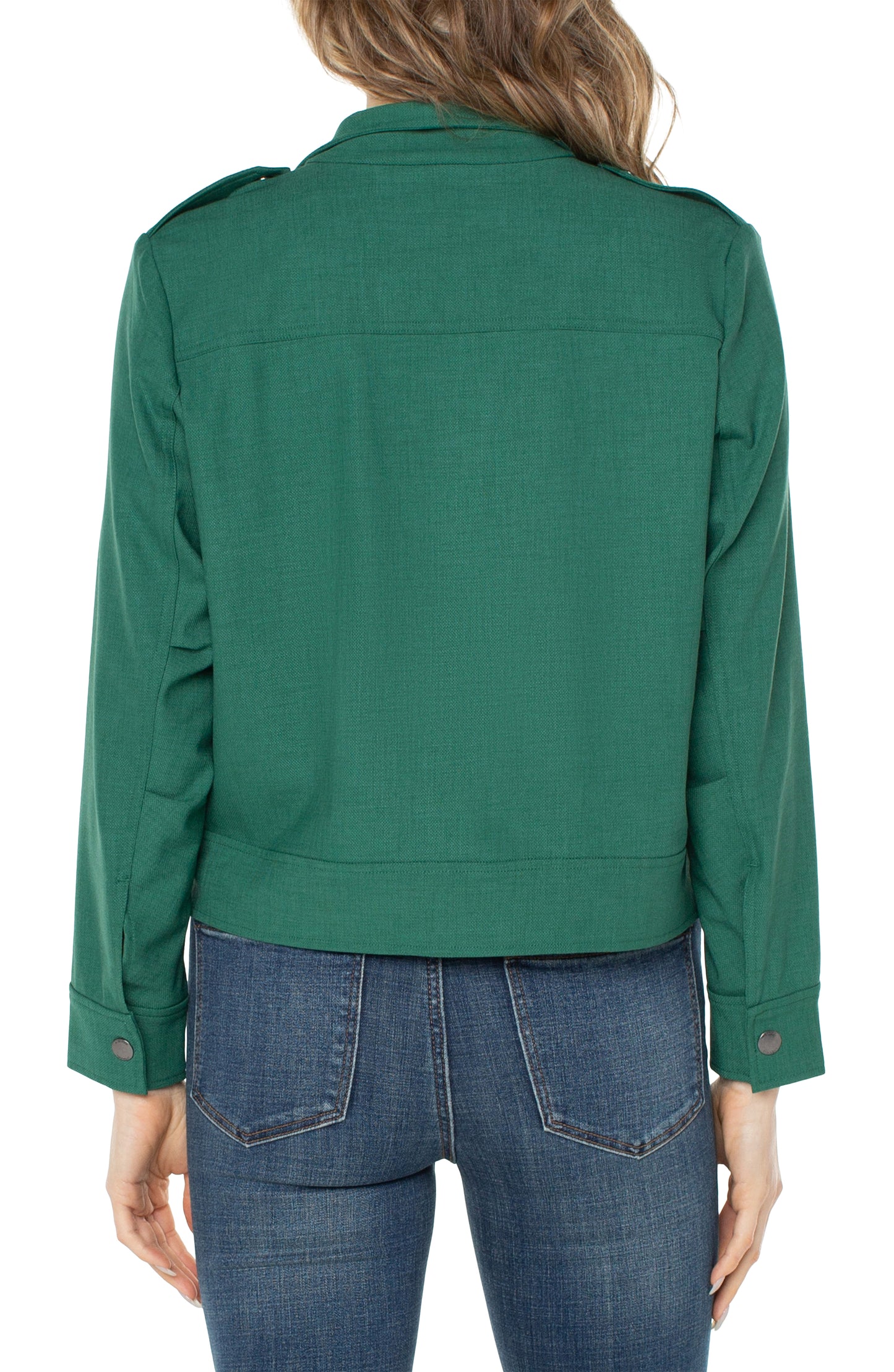 Liverpool Utility Crop Jacket (Serpentine)