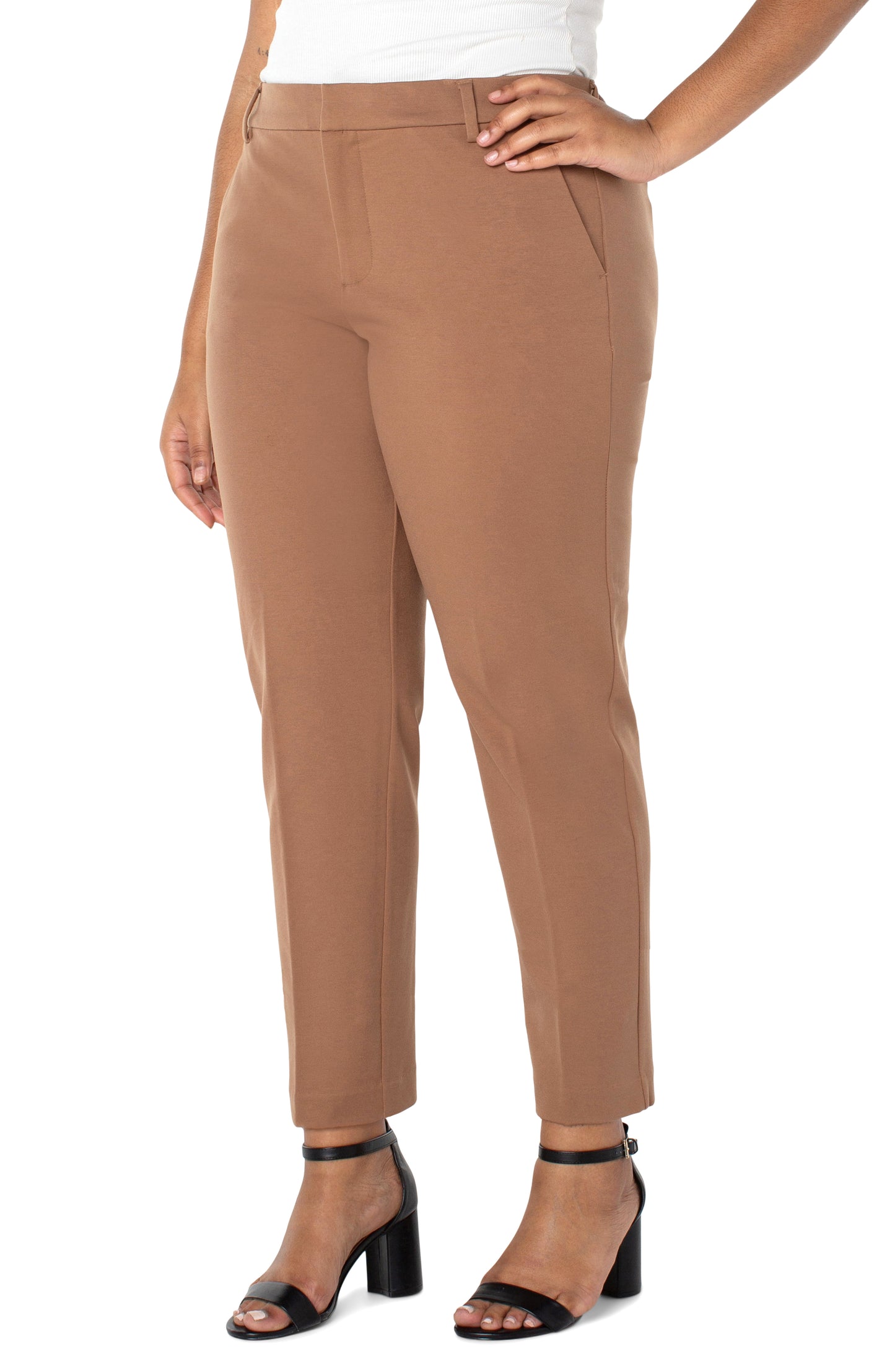 Liverpool Kelsey Trouser Plus Size 29" inseam (Maple)