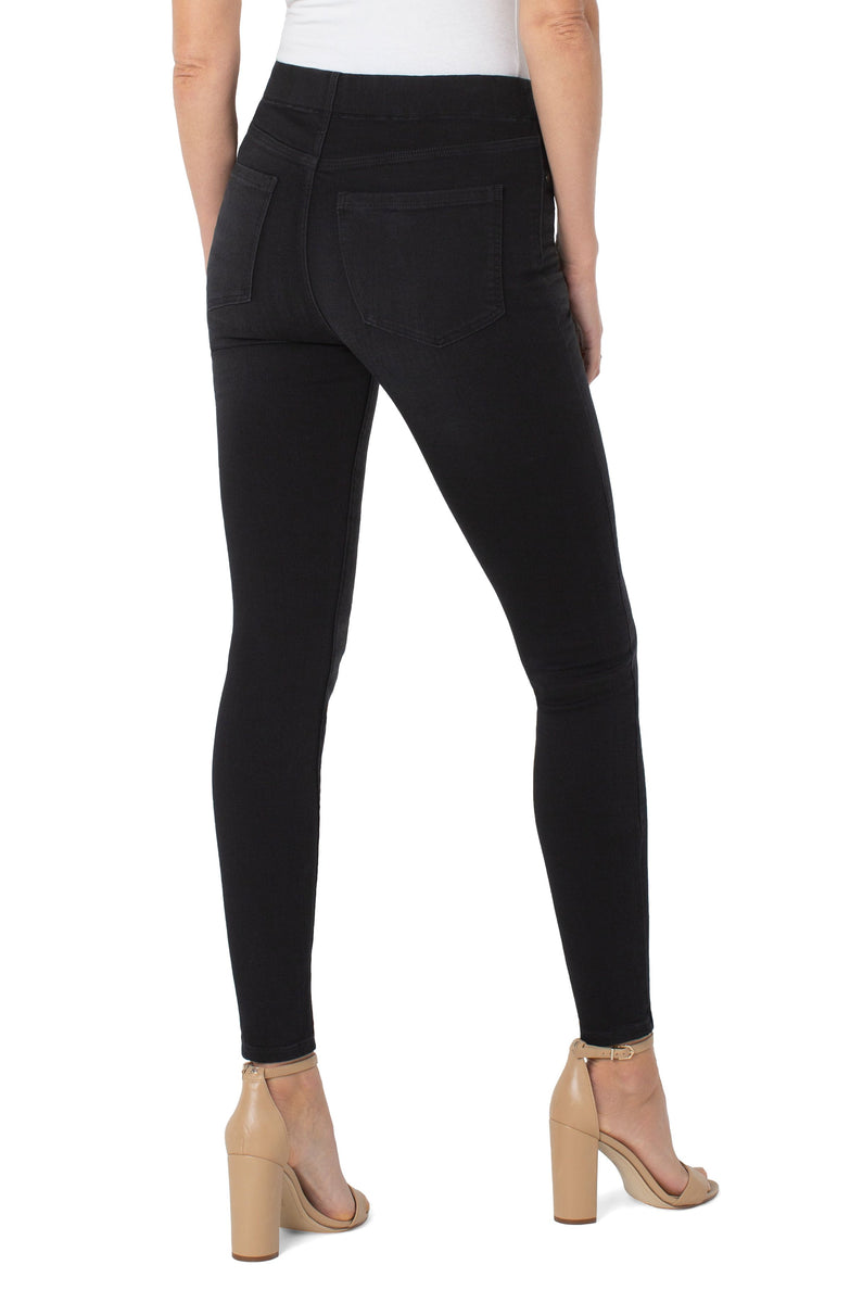 Liverpool Chloe Skinny Pull On (30" inseam) (Reservoir)