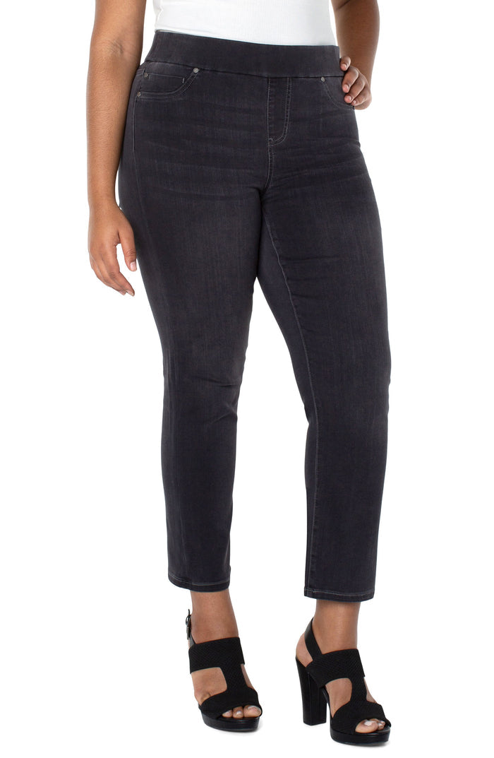Liverpool Meredith Ankle Slim Plus Size (Meteorite Wash 29" inseam)