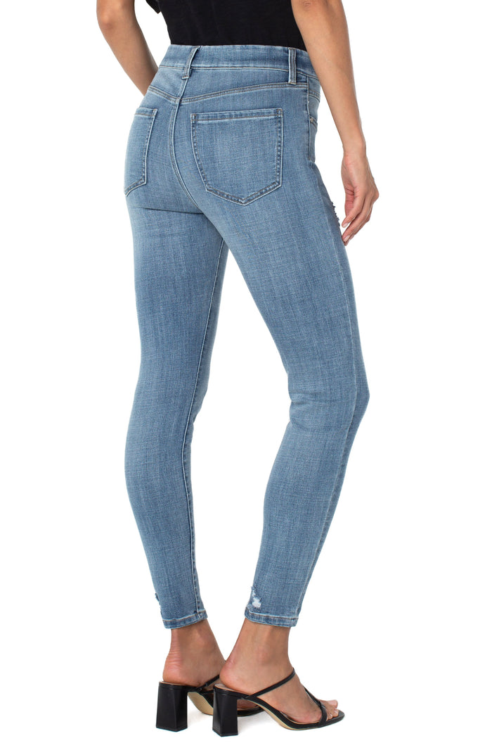 Liverpool Gia Glider Ankle Skinny Pull-on Jeans (28" inseam) (Atmore)