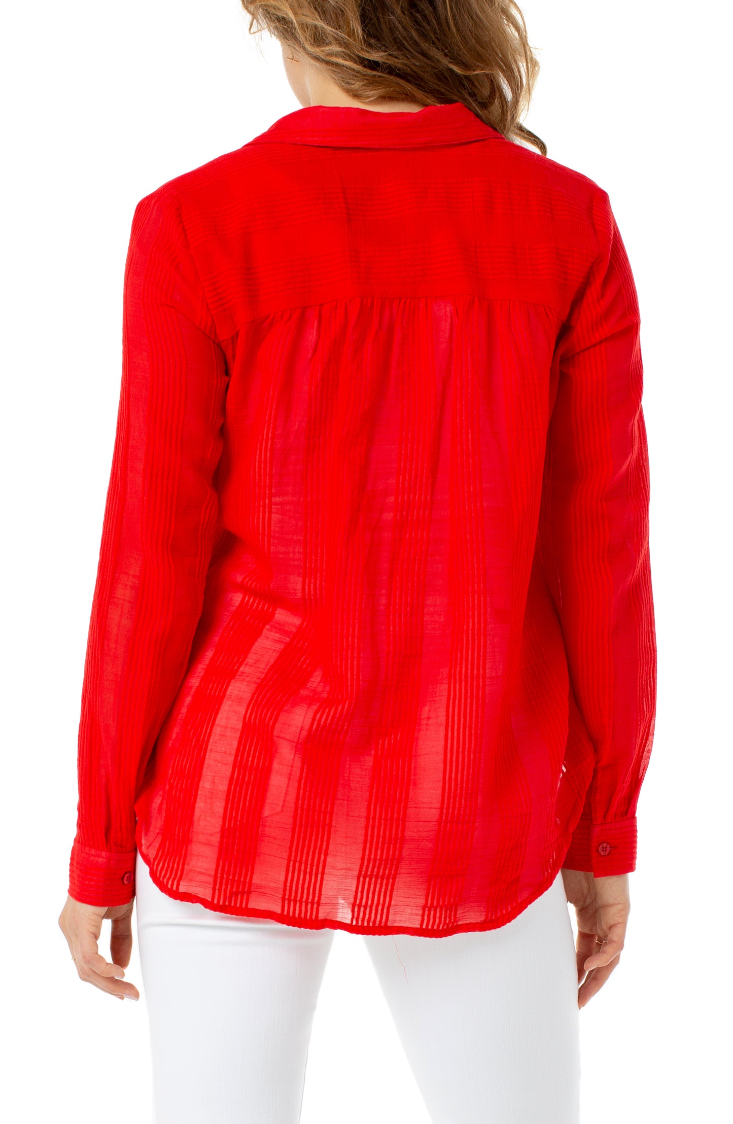 Liverpool Asymmetrical Popover Blouse
