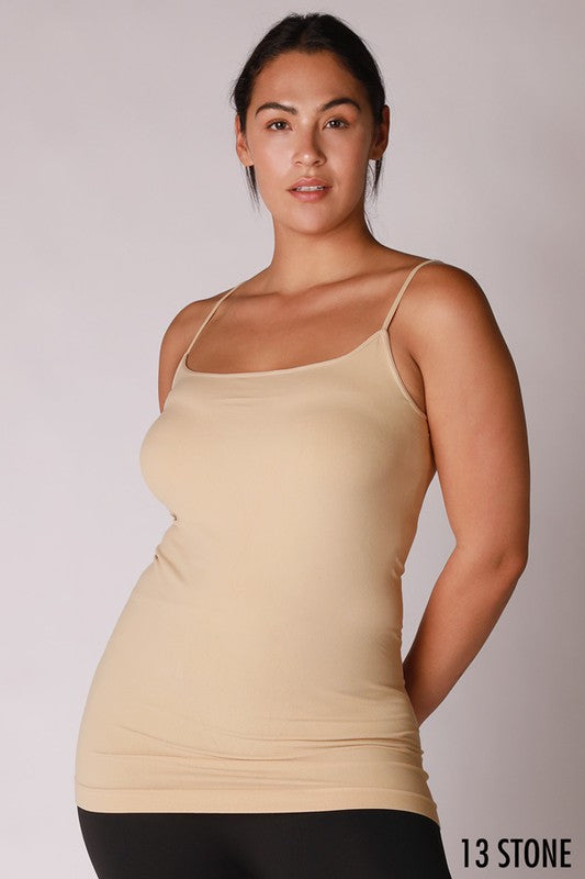 Nikibiki Long Camisole (Spaghetti Straps) Long/Plus