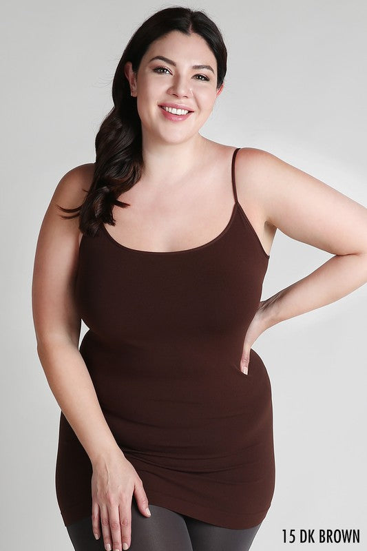 Nikibiki Long Camisole (Spaghetti Straps) Long/Plus