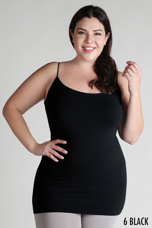 Nikibiki Long Camisole (Spaghetti Straps) Long/Plus